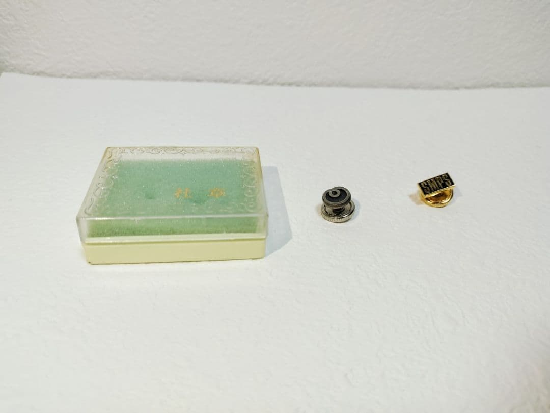 TTグループ　社章　ピンバッジ　ネジ式　プラケース付 記章 徽章 襟章 紋章