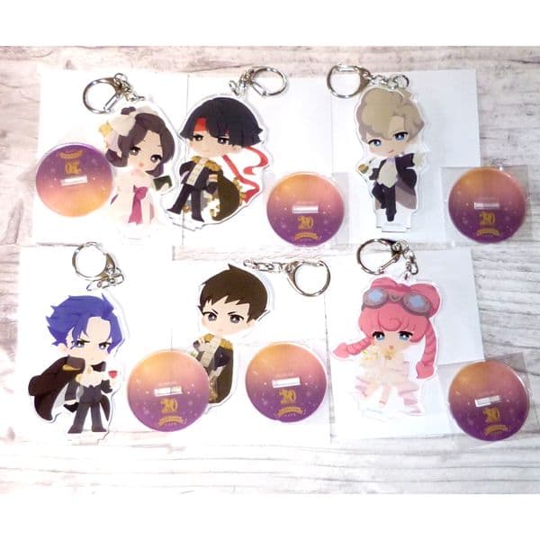 逆転裁判　20周年　大逆転裁判６種　アクスタセット　カプコンカフェ　亜双義