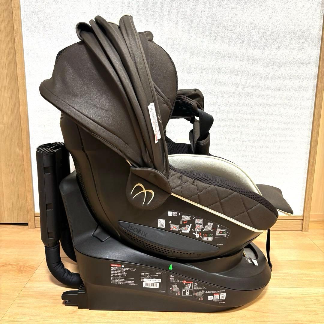 なおぴーエールベベ 新生児 ISOFIX 回転型 クルット6i グランス