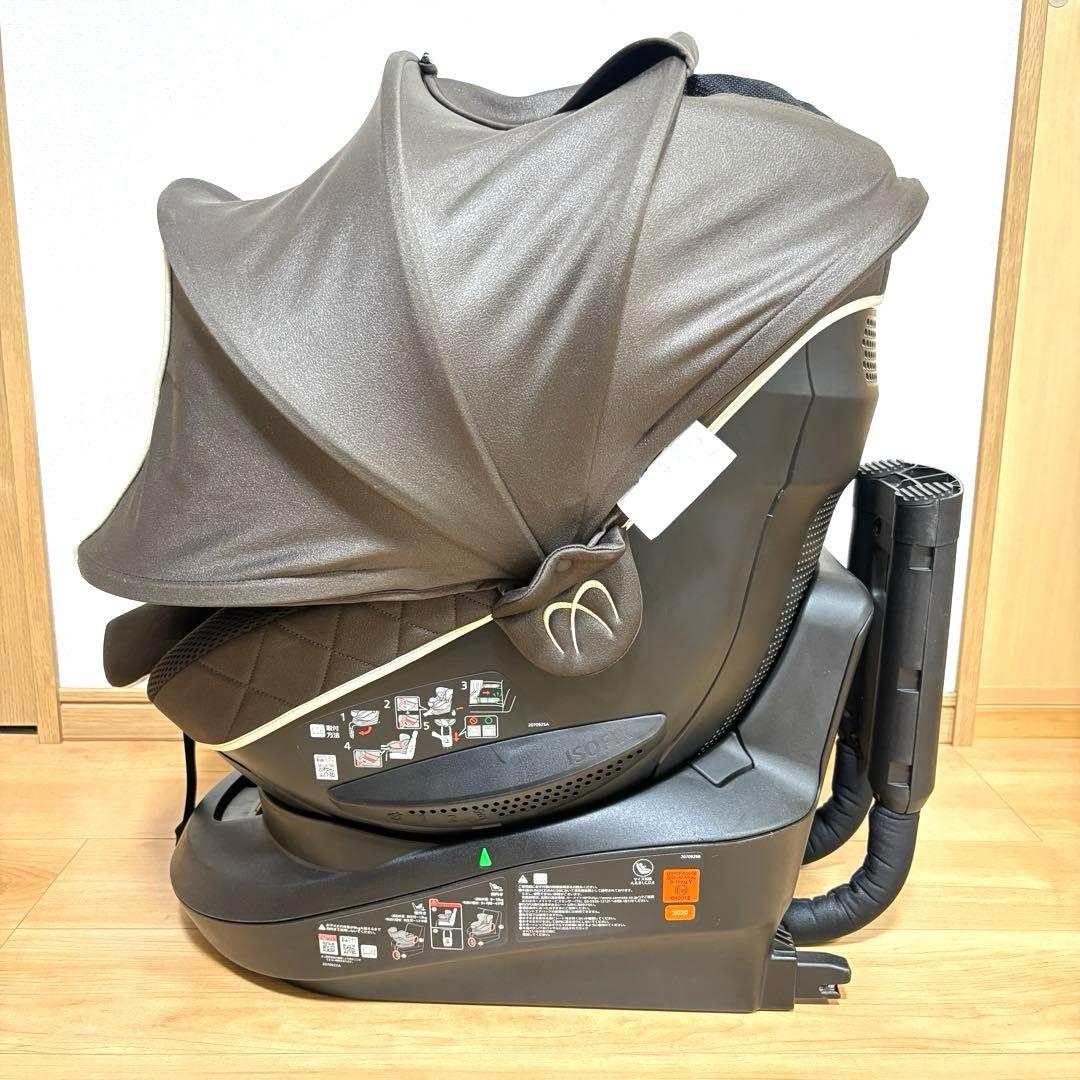 なおぴーエールベベ 新生児 ISOFIX 回転型 クルット6i グランス