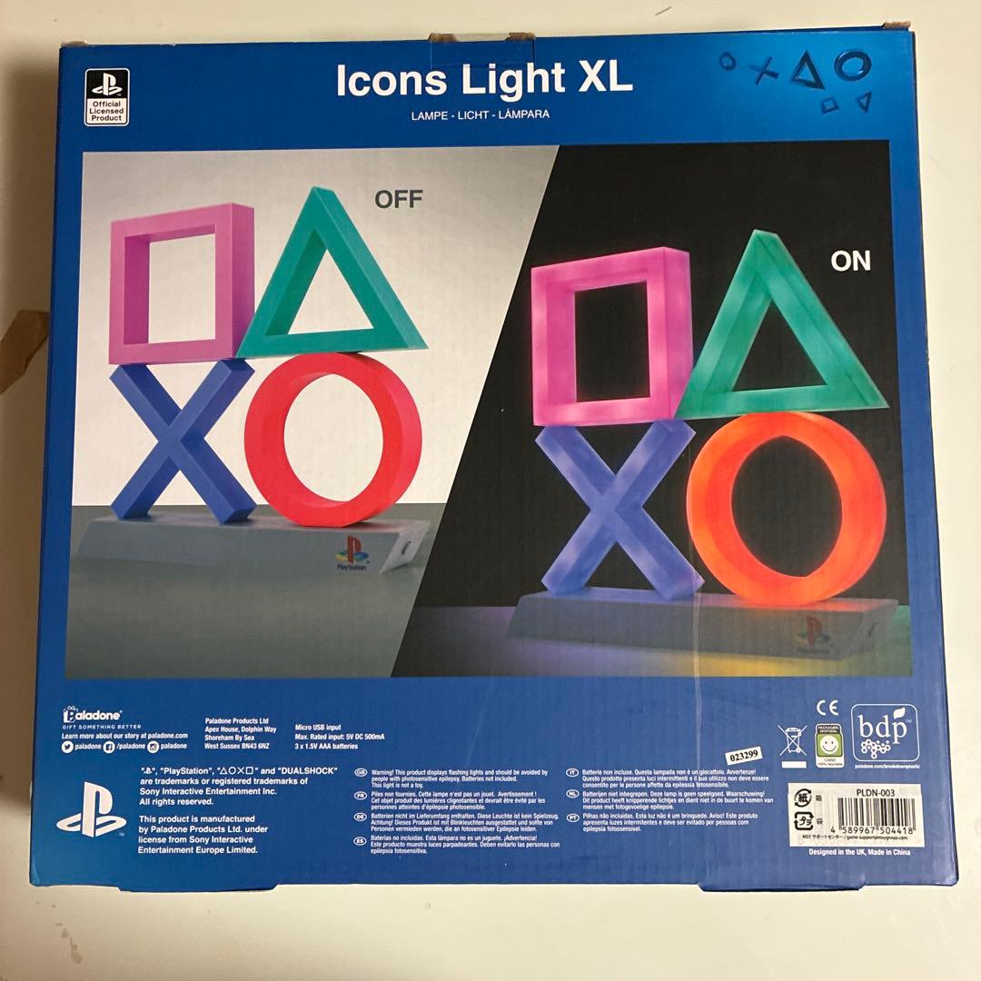 PlayStation PS icons light XL アイコンライト 新品