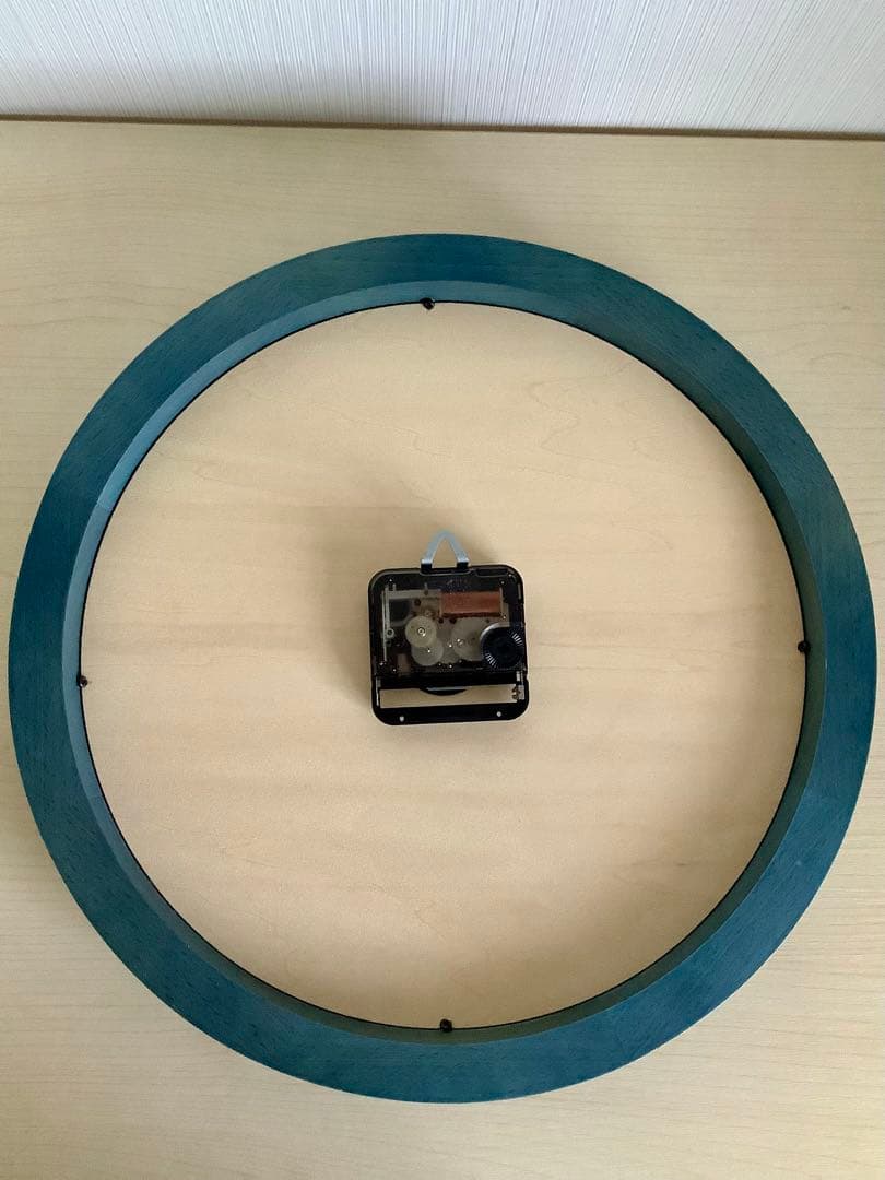 CHAMBRE unico 青 アナログ時計 約30cm