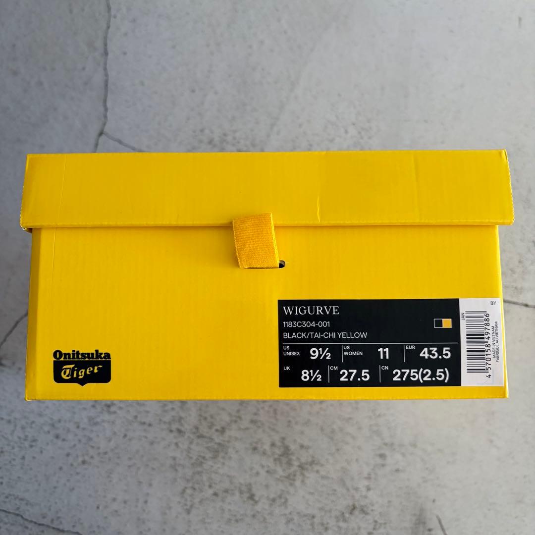 美品 ONITSUKA TIGER WIGURVE BLACK 27.5