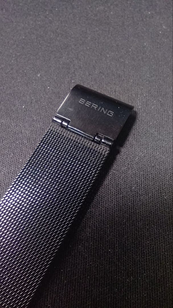 A*y様 中古：保証書つき、BERING SOLAR 腕時計 ブルー メッシュ