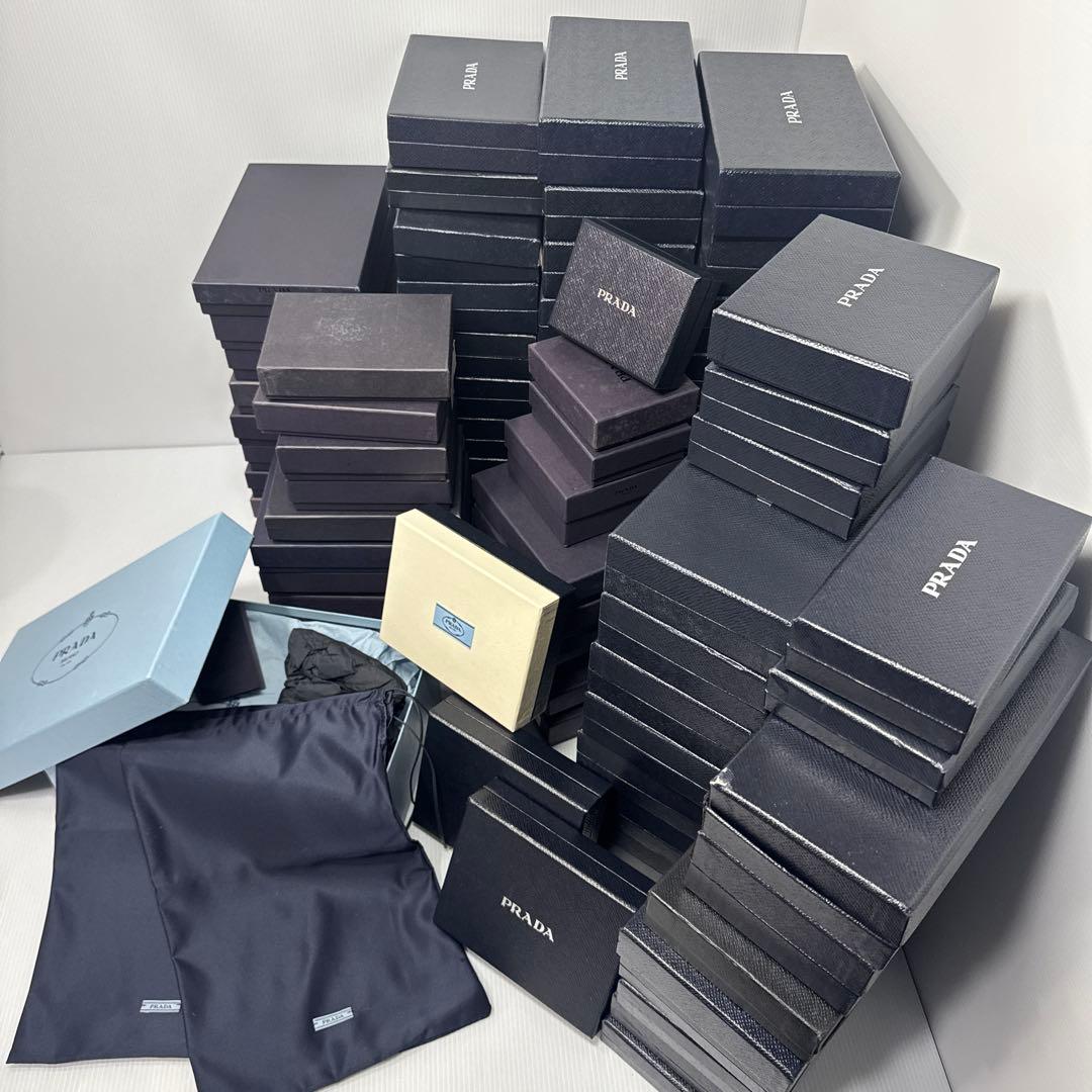 Nami超大量PRADAプラダ 空箱 全84個 + 靴用保存袋2枚 まとめ