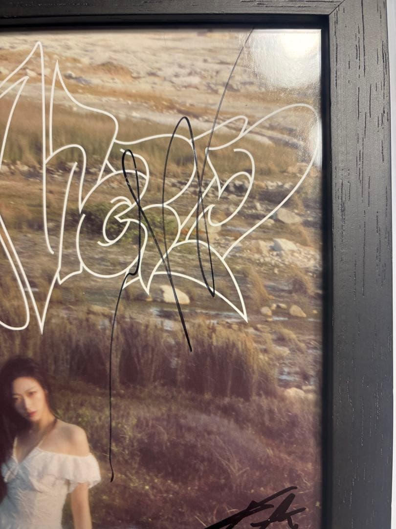 aespa サイン　直筆　LINE MUSIC 再生キャンペーン