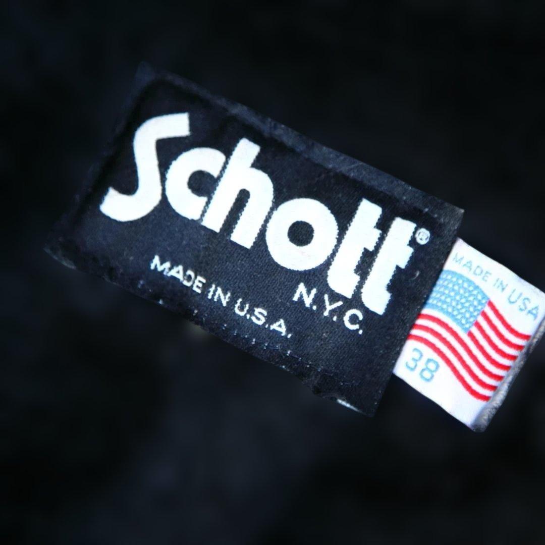 Schott（ショット） 642 シングルライダースジャケット メンズ 38