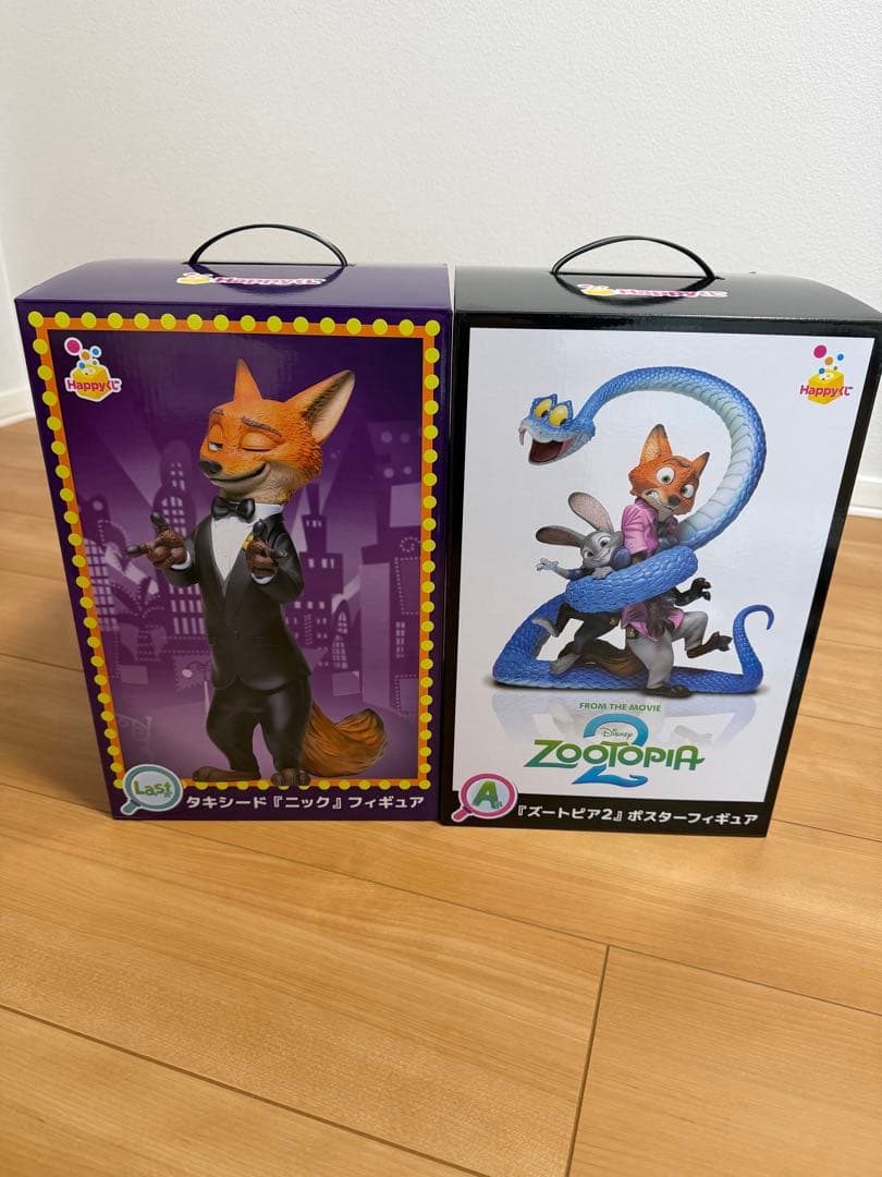 ズートピア2 Happyくじ A賞 ラストワン賞 ニックフィギュア 他セット