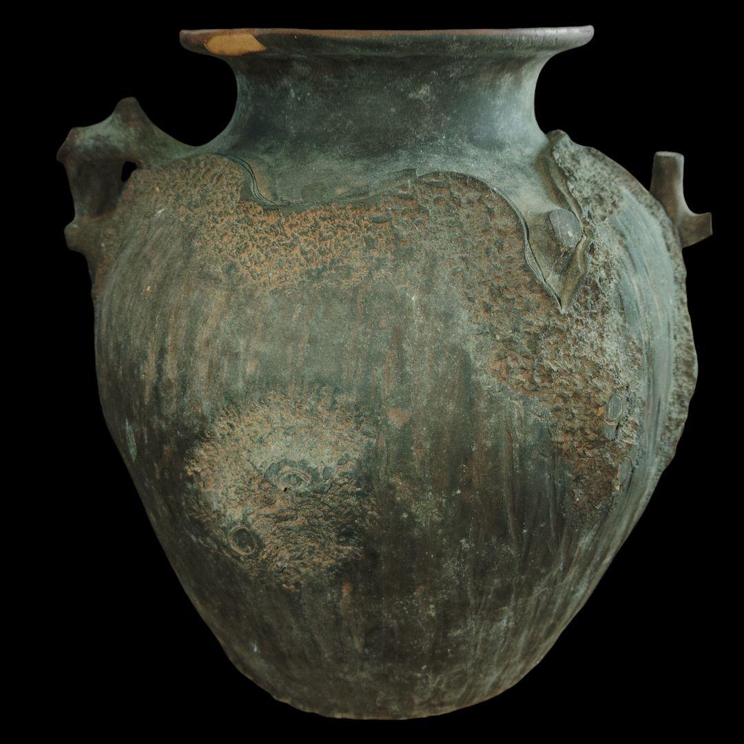 中国古美術　民国期　冬瑞鳳銘　碧玉　紫砂壺