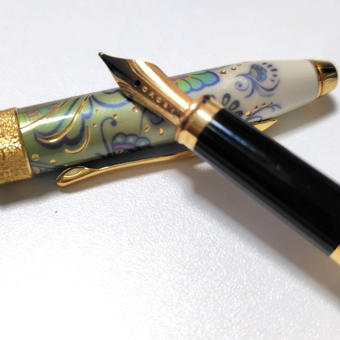 CROSS 万年筆 M 中字 ボタニカ AT0646-4M グリーン