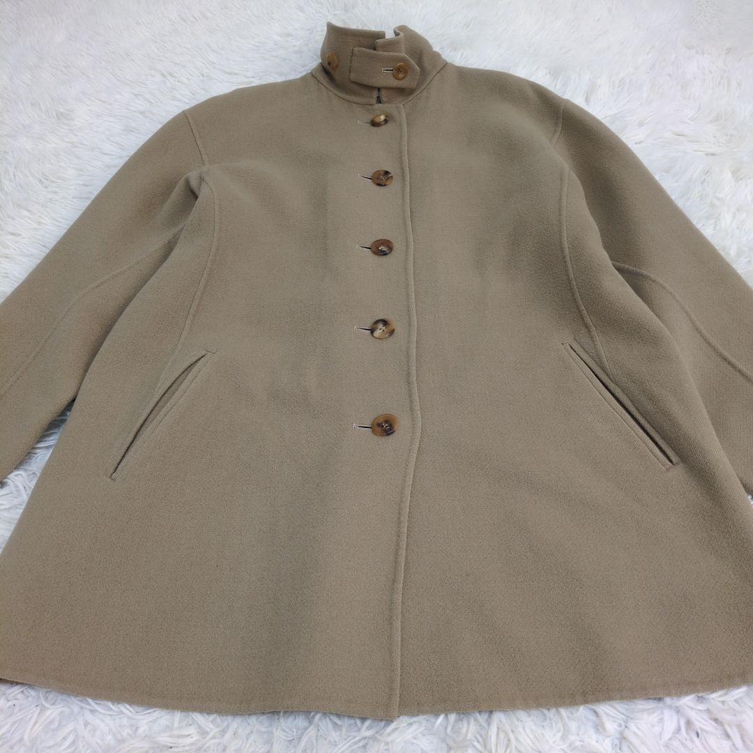 イッセイミヤケ　カシミヤ　チェスターコート　ミドル丈