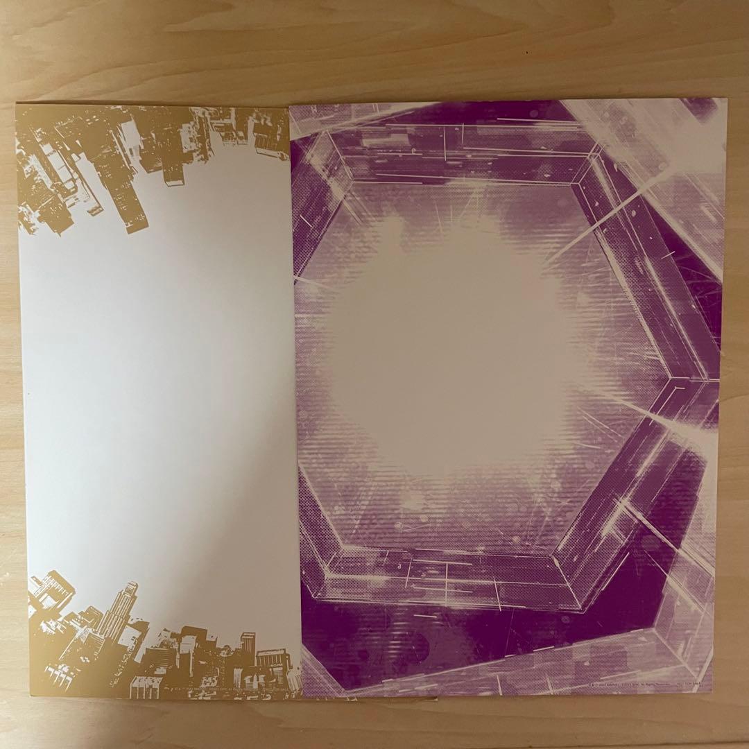 スパイダーマン　入場特典　ノーウェイホーム　アクロスザスパイダーバース ポスター