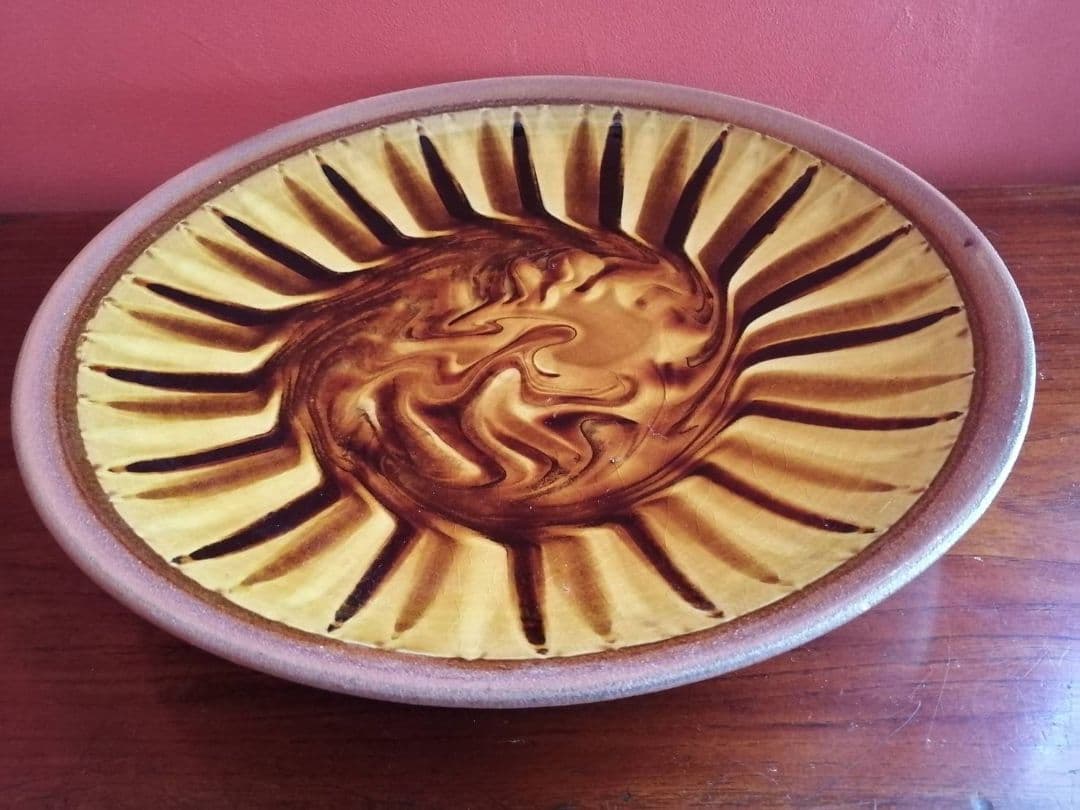 【最終価格】船木研児・作　飴釉大皿