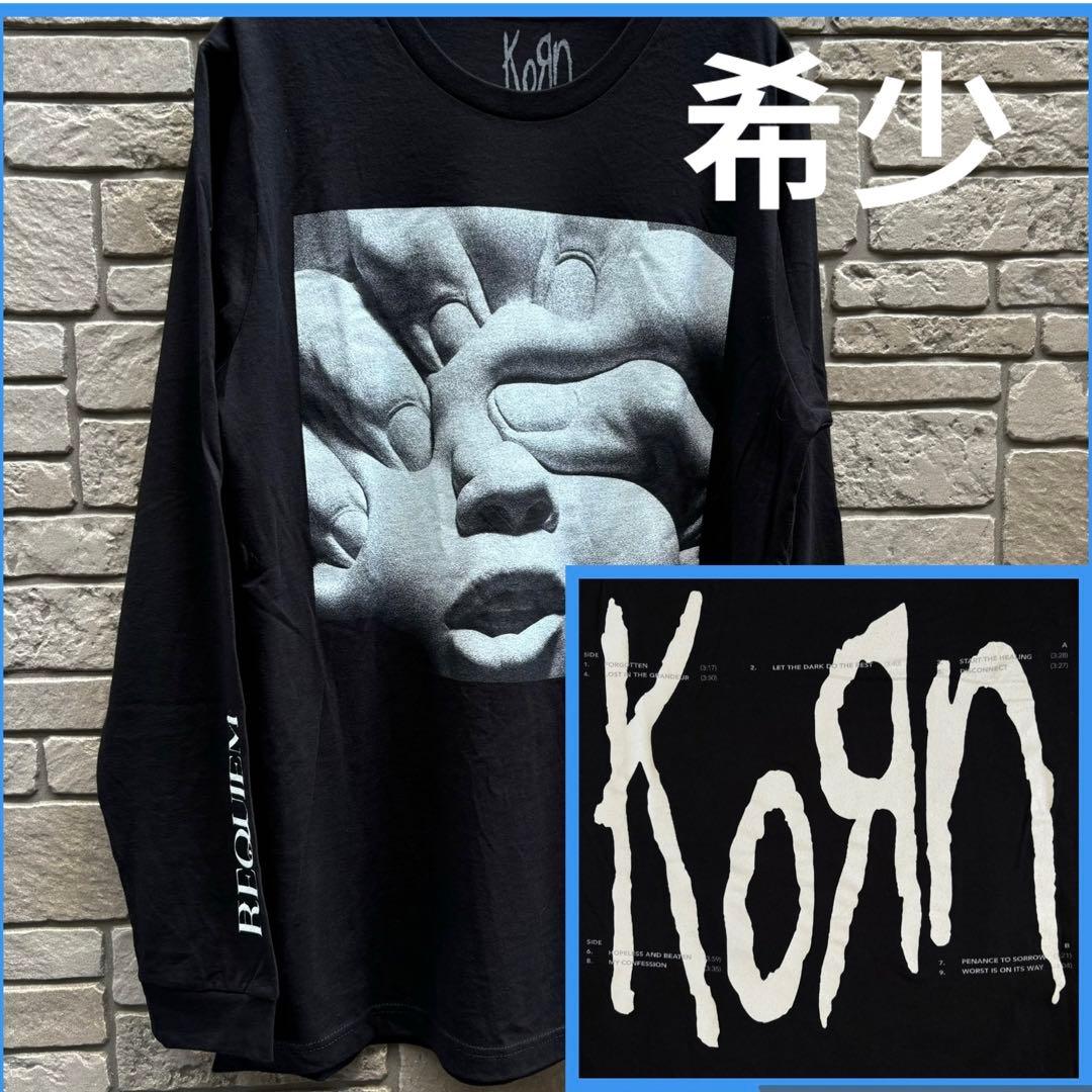 KORN Tシャツ ロンT長袖Tシャツ　激レア　L