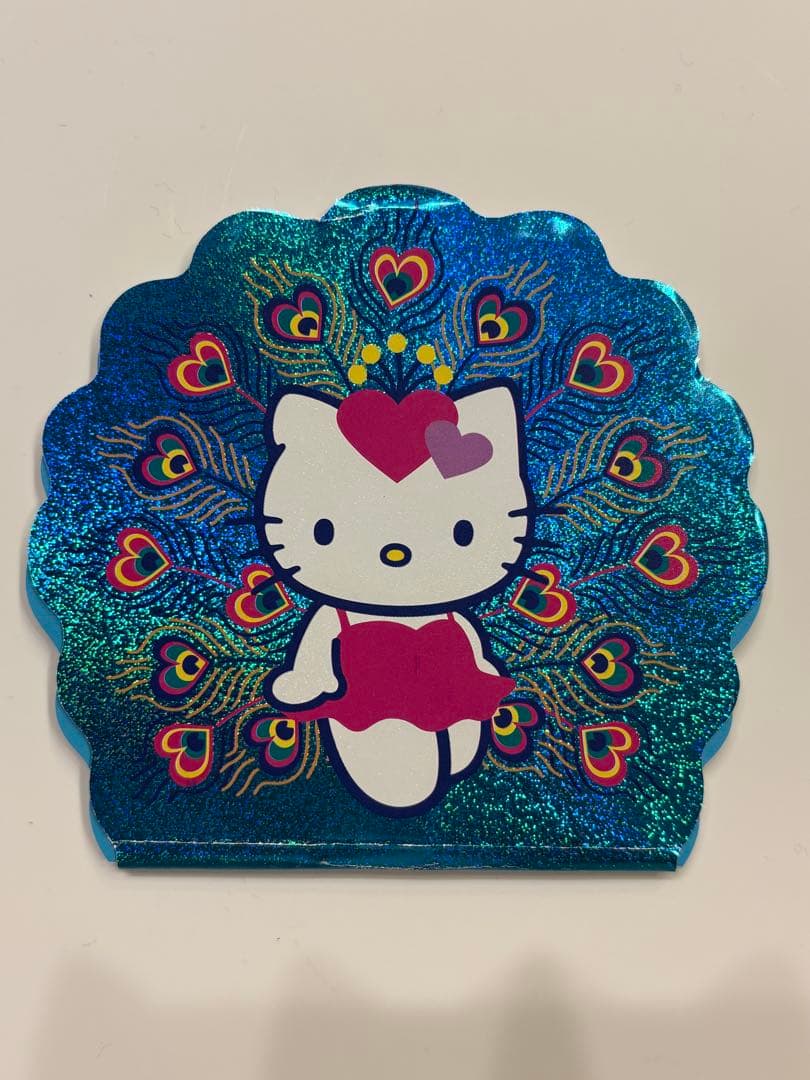 レア♡サンリオ♡キティ 海外限定 ピーコック ダイカットメモ 2001年