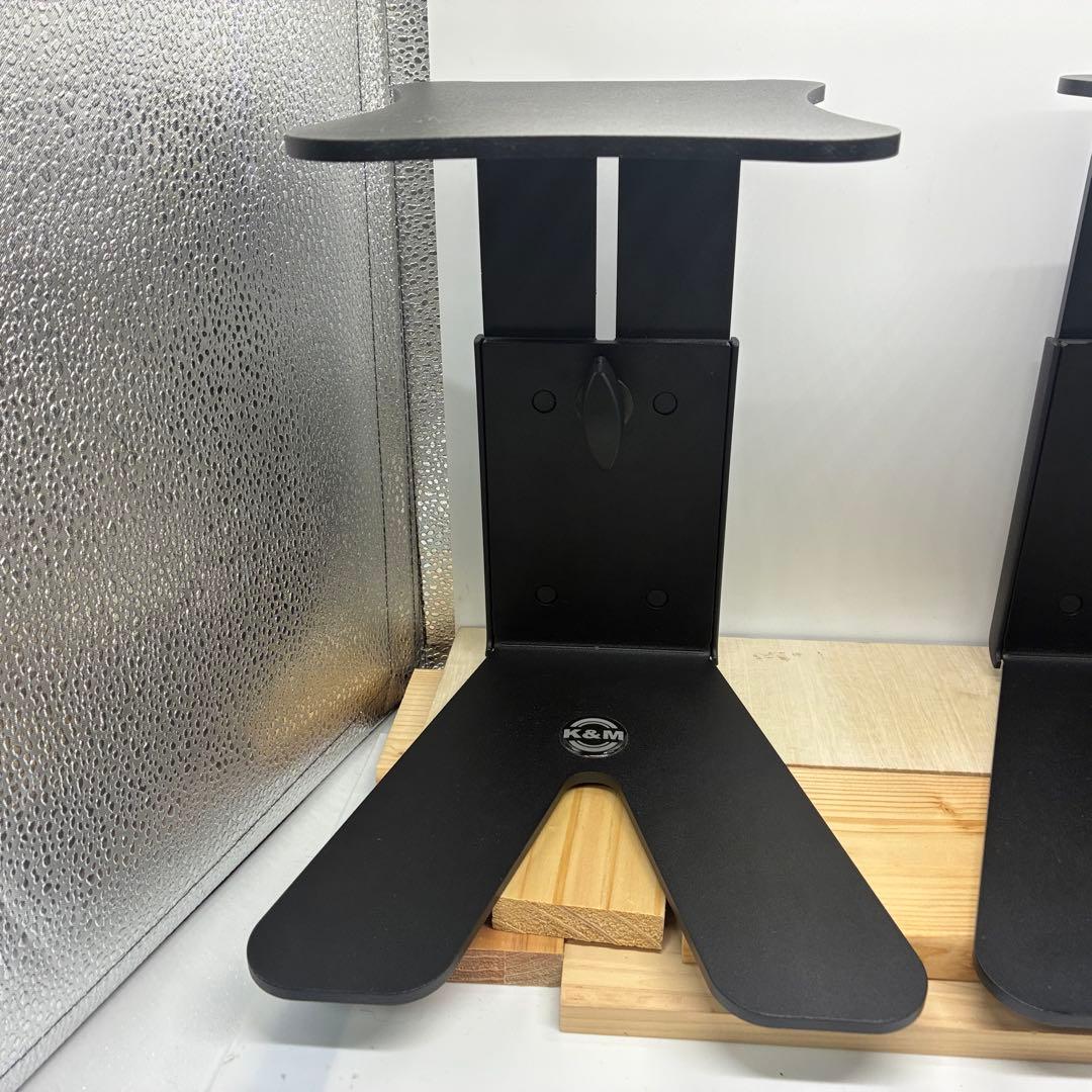 K&M 26772 スピーカースタンド セットPC ペア デスクトップ型