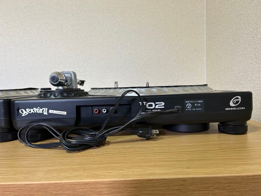 Gemini TT-02 ターンテーブル 動作品　2台セット　DJ