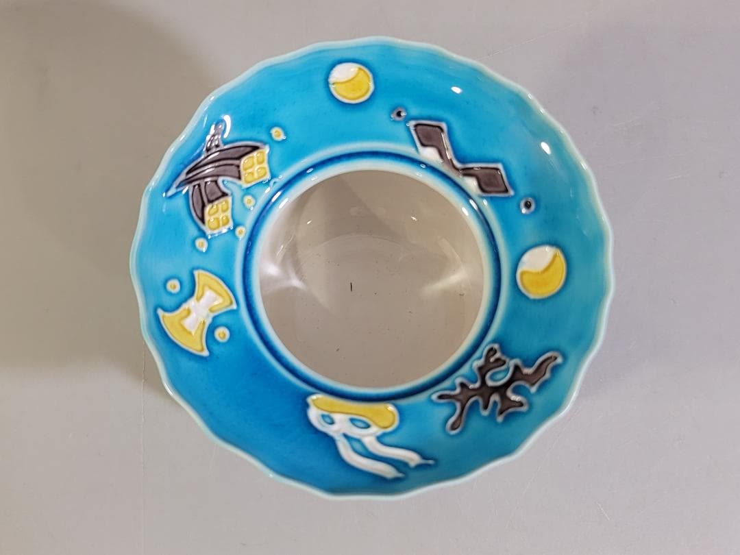 DT365 茶道具 中村翠嵐作 宝袋宝尽くし紋 茶器 共箱 美品