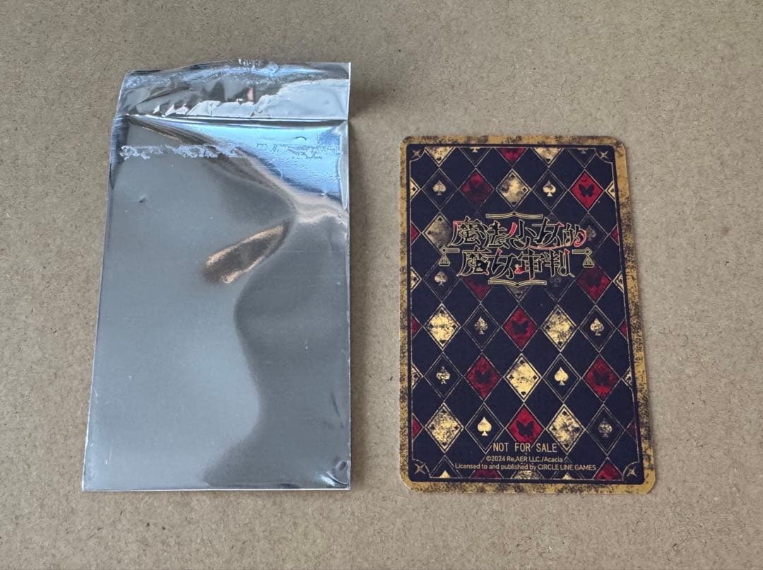 魔法少女ノ魔女裁判　まのさば　weplay特典カード 橘シェリー