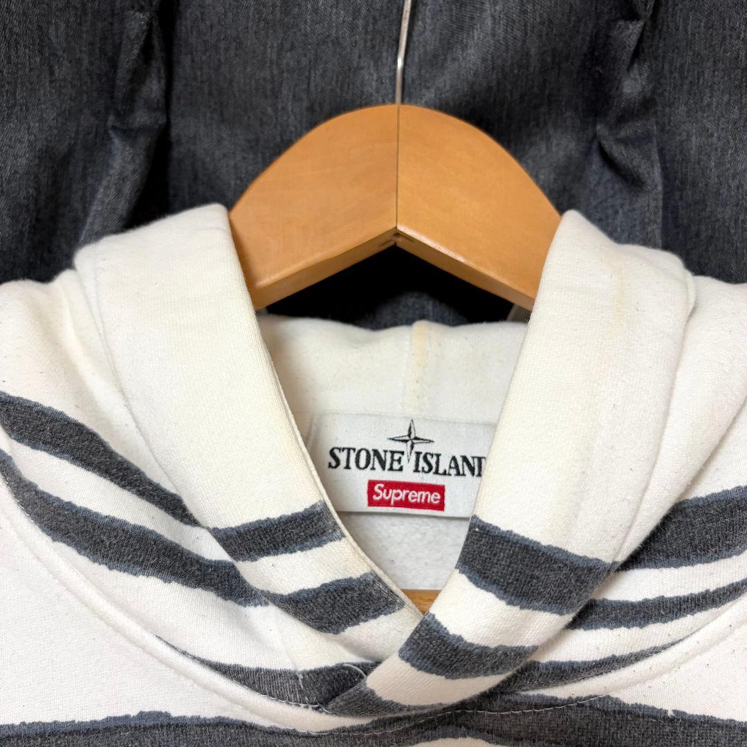 STONE  SUPREME ストライプパーカー S