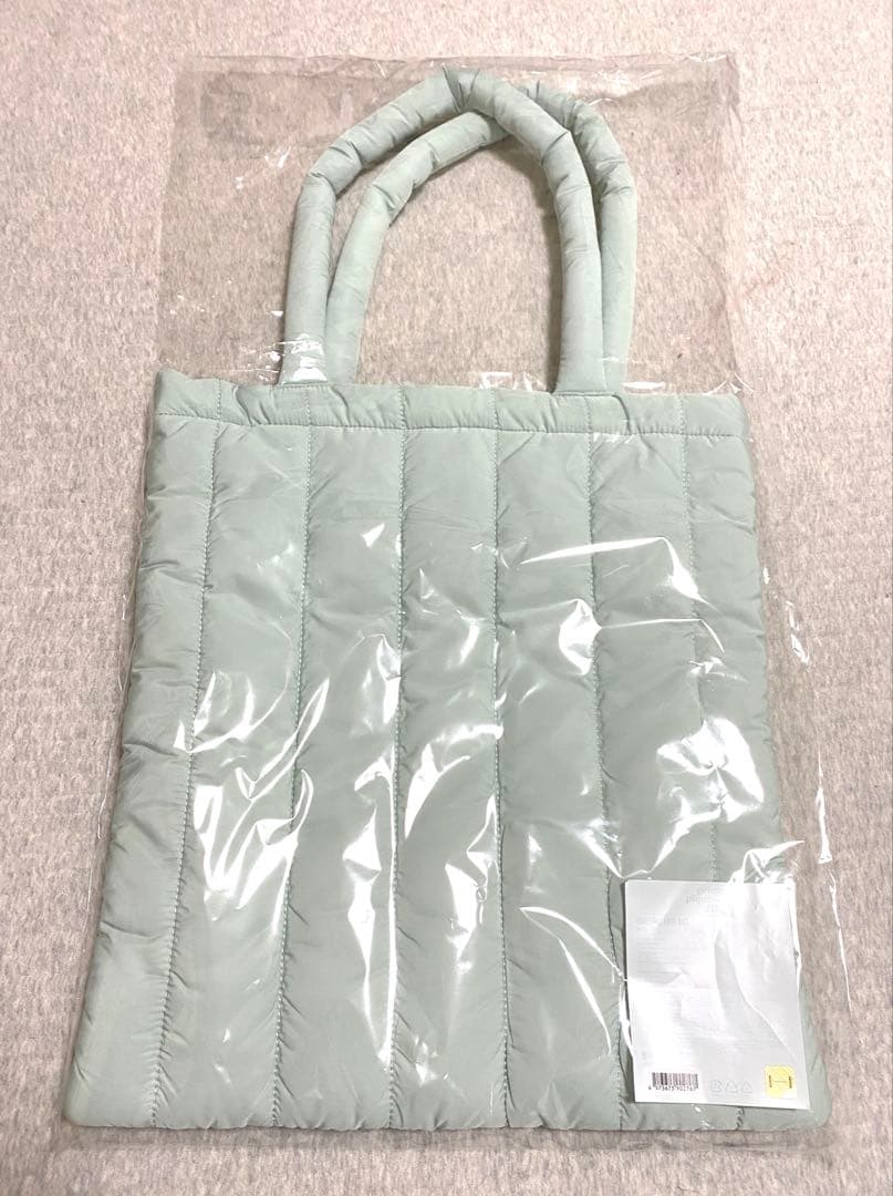 BTS JIN ジェラートピケ　QUILTING TOTE BAG (MINT)