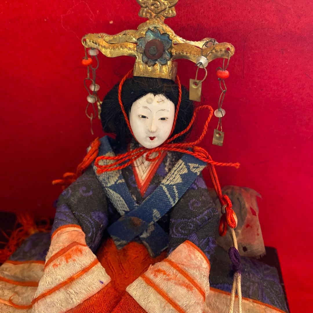 雛祭り　古い内裏雛　芥子びな　明治ごろ