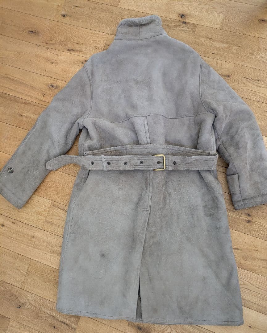 リアルムートン コート HUC of SWEDEN サイズ48 ダブルブレスト