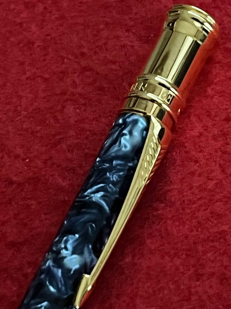 パーカーボールペン デュオフォールド‼️綺麗‼️木製専用ケース入‼️ネーム刻印あり