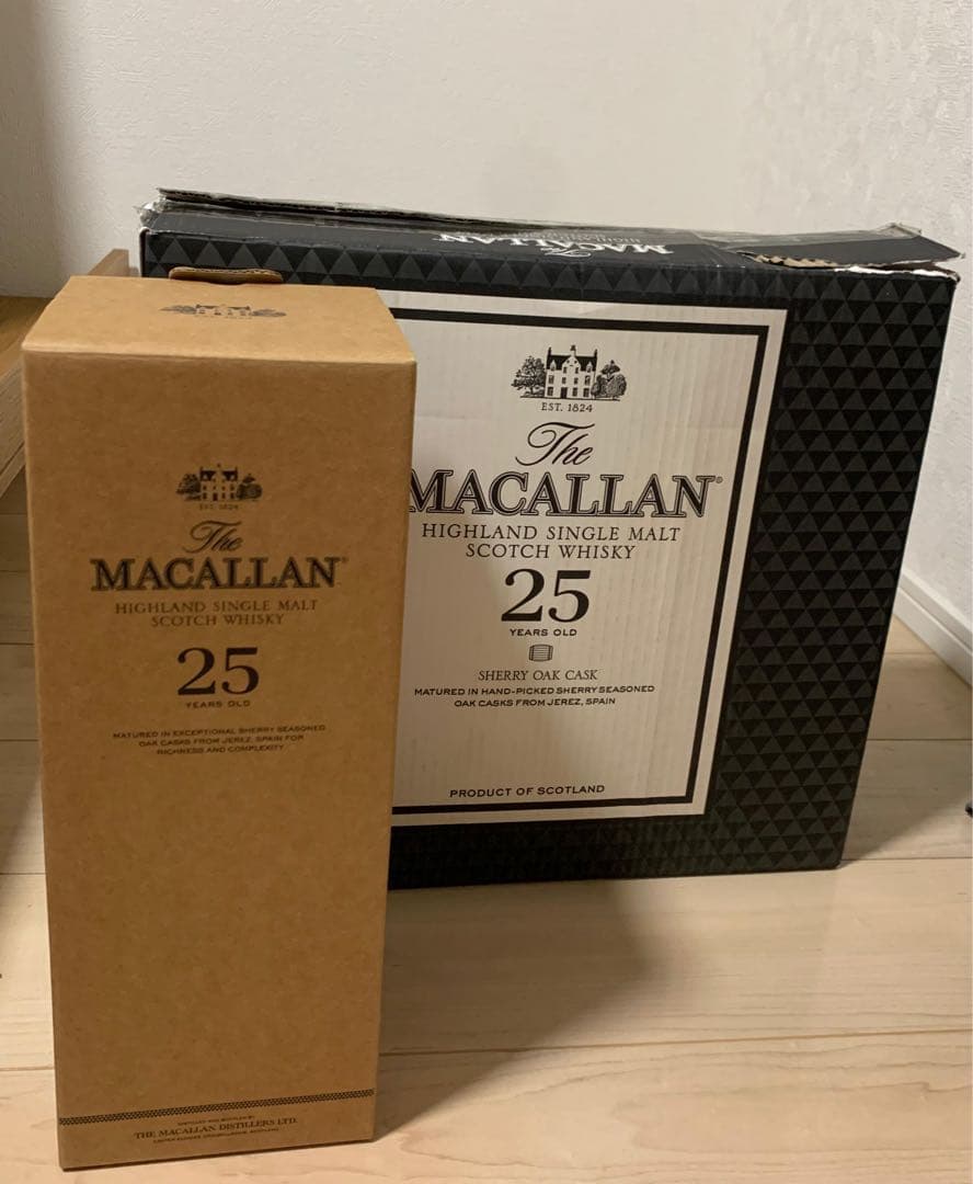 MACALLAN 25 リリース　2023年　化粧箱のみ　11個