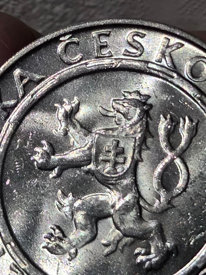 (稀少) チェコスロバキア人民共和国　解放10周年記念　100コルン銀貨1955