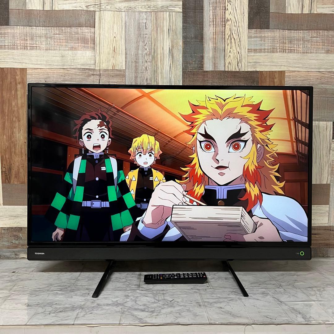 即日受渡❣️全国送料込東芝40V型明るさクッキリREGZA地デジBS CS内蔵