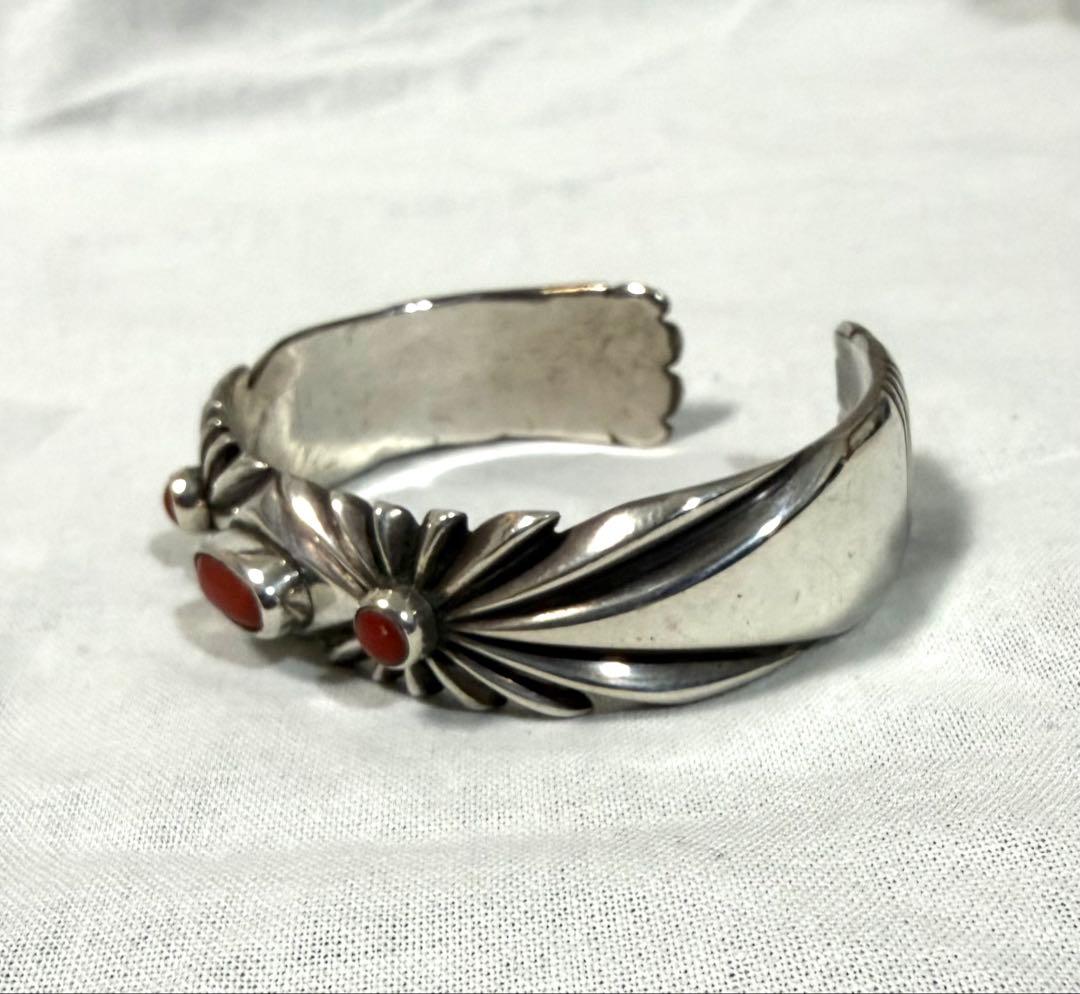 cippy crazy horse サンバースト　バングル　コーラル 超希釈