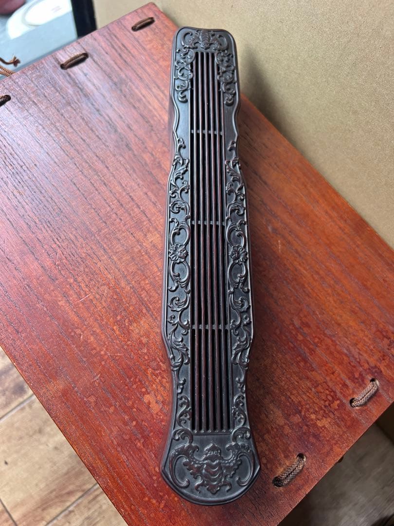 木箱 彫刻 唐木