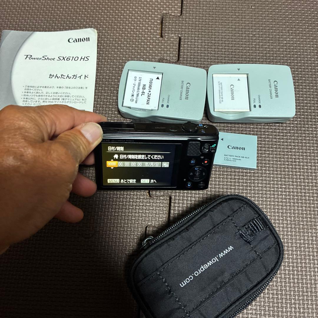 439【動作確認済み美品】Canon powershot SX610HSブラック