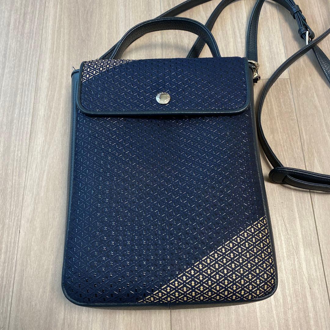 ◆未使用品◎甲州印伝 印傳屋 ショルダーバッグ 庵（いほり）