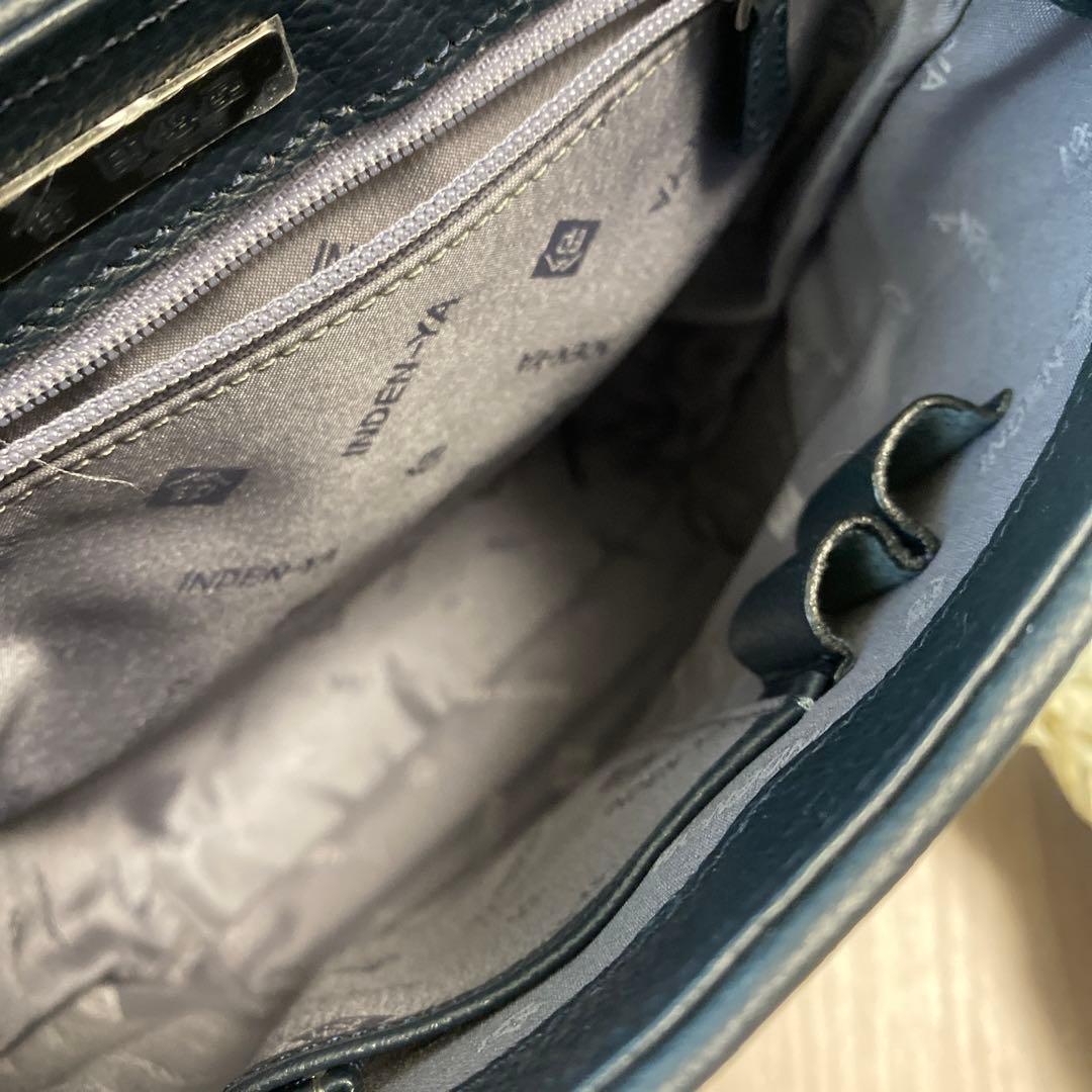 ◆未使用品◎甲州印伝 印傳屋 ショルダーバッグ 庵（いほり）