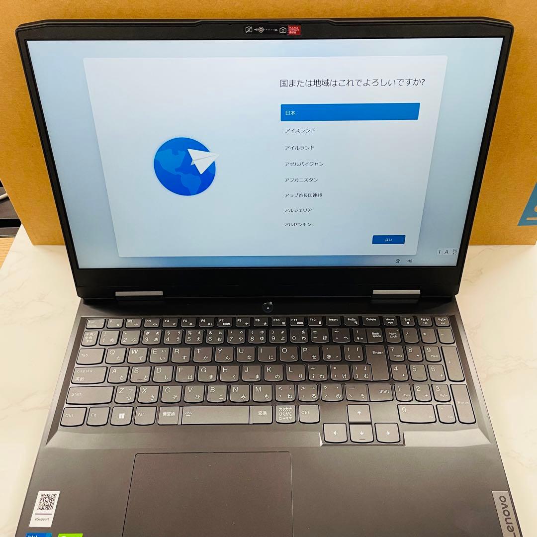 Windowsノート本体 Lenovo IdeaPad Gaming 3 15IAH7 12450H