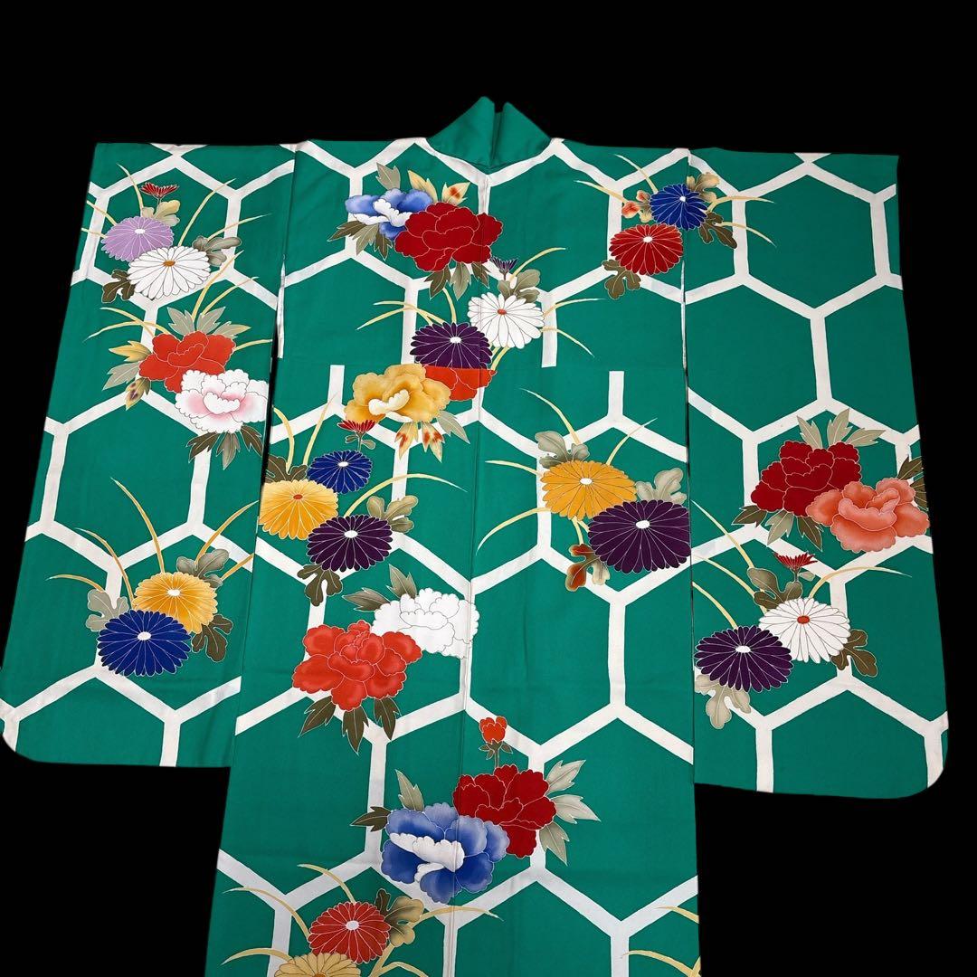 (う59) 百花ノ薫り ✦ 華やぐ大正ロマン アンティーク振袖㊗️④点セット