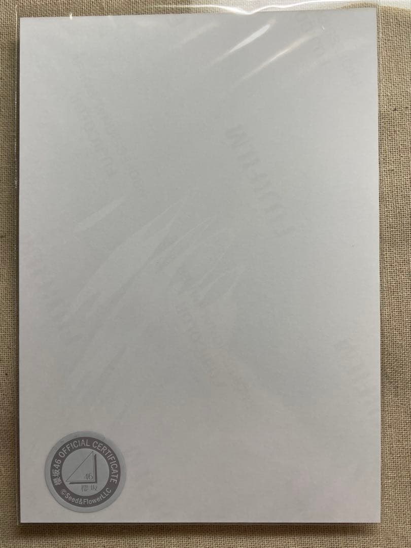 櫻坂46井上梨名「Start over!」ジャケット写真衣装直筆サイン入り生写真