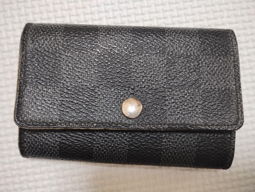 ルイヴィトン　ダミエ グラフィット　キーケース　６連　ブラック