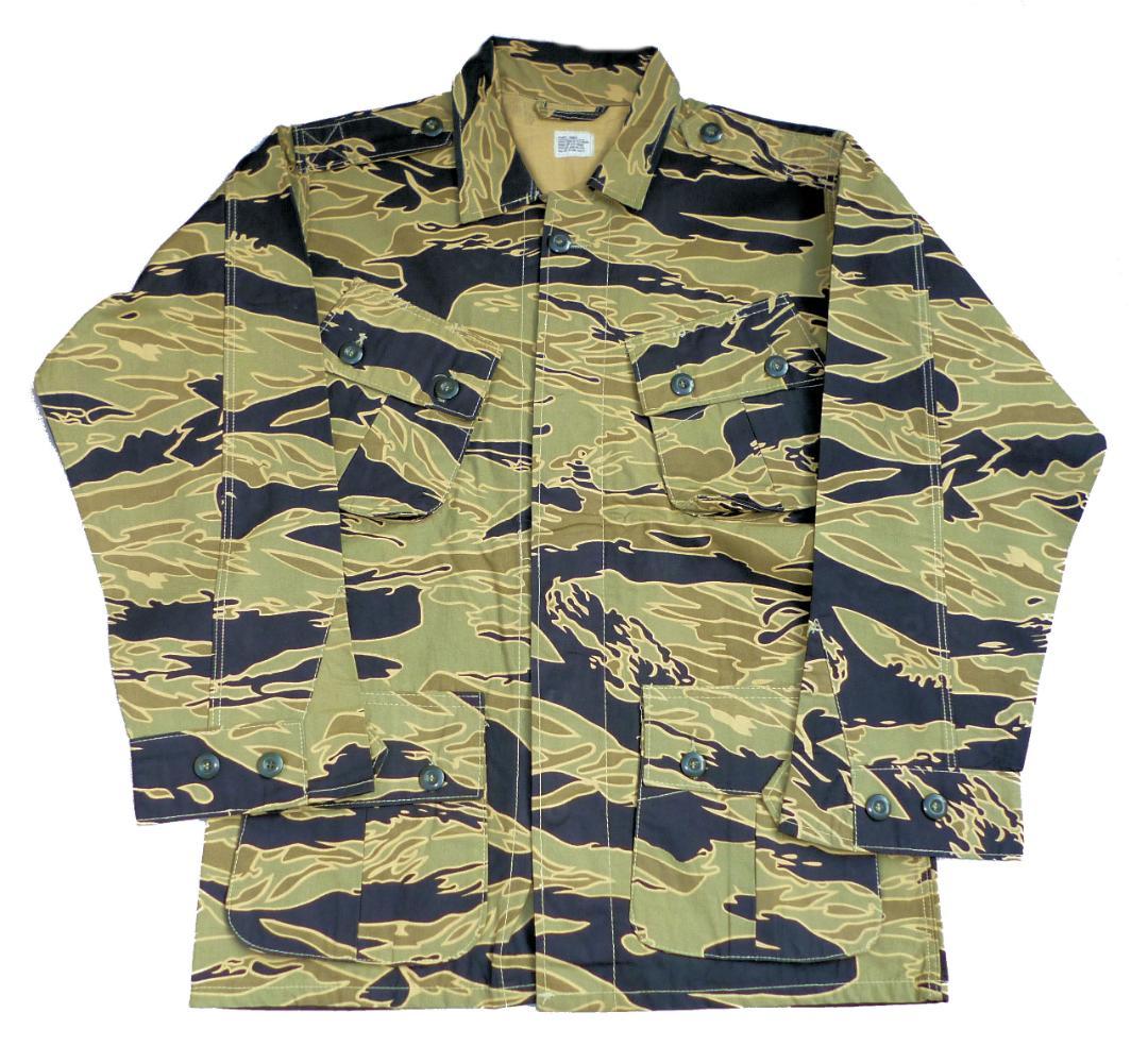 ベトナム戦争 ベトナムローカルメイド 復刻 タイガーストライプ 野戦ジャケット