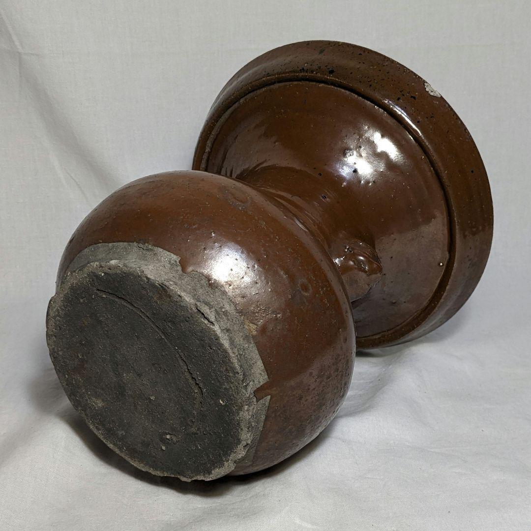 古丹波写or古常滑写 耳付花器 合箱合布 花入 花瓶 フラワーベース 華道具