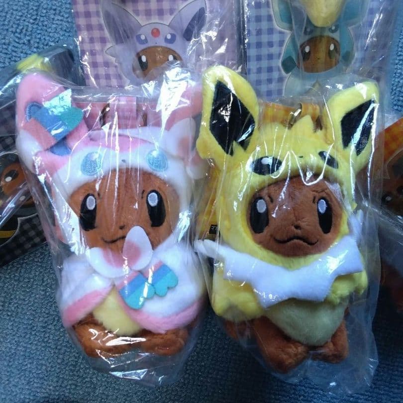 イーブイ✨　ポンチョシリーズ　マスコット　ポケモンセンター限定！
