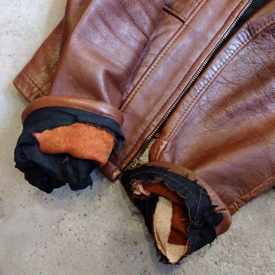 VINTAGE ヴィンテージ レザージャケット シングルライダース 本革