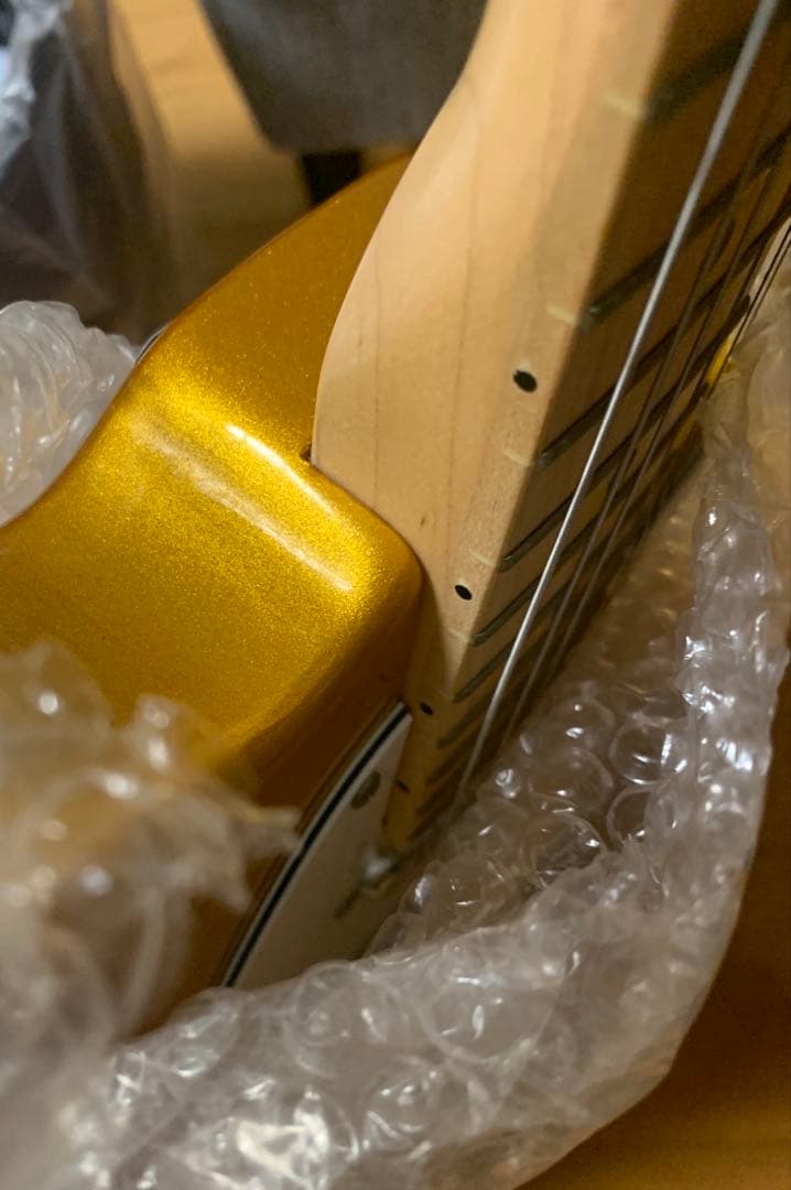 プレイテック PlayTech テレキャスター　綺麗なゴールド