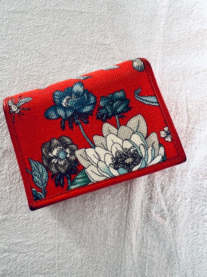 GUCCI グッチ GGマトラッセ 二つ折り財布 限定 花柄 箱、袋、説明書