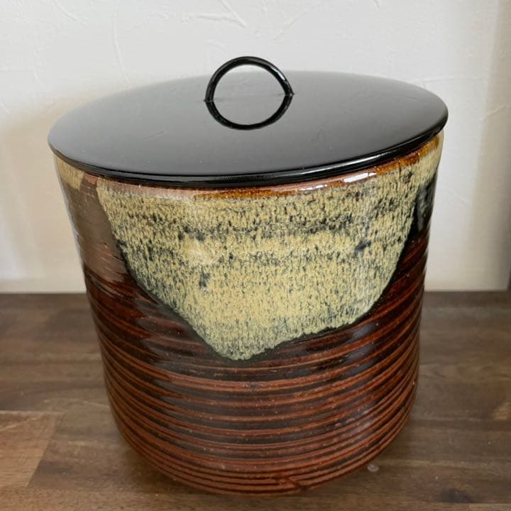 茶器/茶道具　水指　水差し　一重口　宇田隆和作（佐平窯）