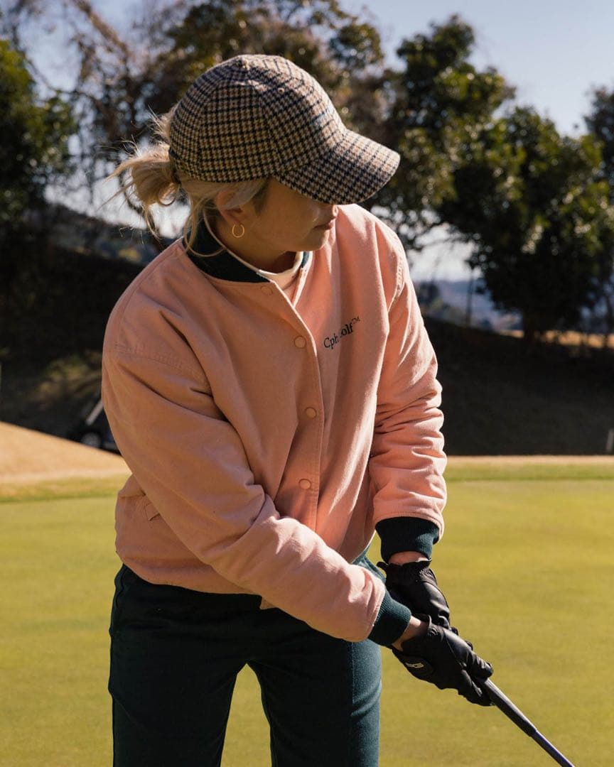 コーデュロイ中綿ジャケット　レディースサイズ