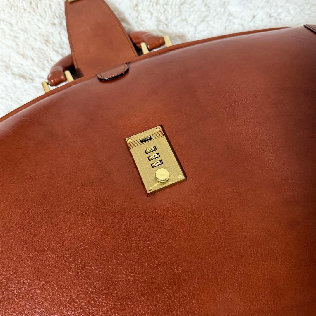⭐️美品⭐️　プラテージ　ビジネスバッグ　ダレスバッグ　ドクターバッグ　茶