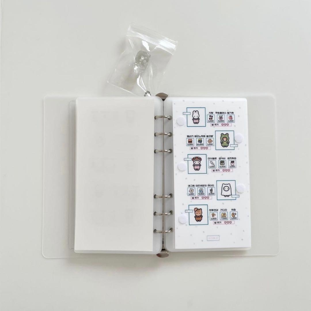 ラスト1点　韓国　貯金　アクリルバインダー　カバー　リフィル　 ピカブー